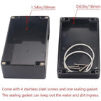 Project Box IP65 Waterproof Junction Box ABS Plastic Black Electrical Boxes DIY - Image 4