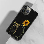 for iPhone 15 Pro Max Case, Pig Sunflower Yellow Sunshine Pattern Graphic - Image 2