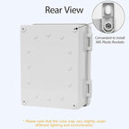 ABS Plastic Dustproof Waterproof IP65 Junction Box Hinged Shell Universal - Image 6
