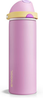 Insulated Water Bottle with Straw by ENCOOL