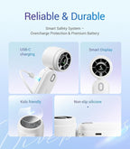 Diveblues Handheld Fan, 30ft/s Mini Portable Turbo Fan, 4000mAh Personal Fan - Image 6