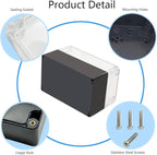 Project Box IP65 Waterproof Junction Box ABS Plastic Black Electrical Boxes DIY - Image 5