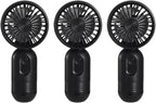 Mini Portable Fan 3 Pack, Cute Handheld Battery Operated Lightweight Small by JODNO
