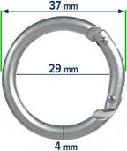 Paracord Planet Spring Gate O Rings – Available in 3/4 Inch and 1 Inch Sizes – - Image 5