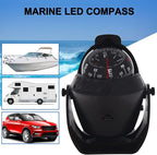 Marine Compass for Boat LED Light Navigation Pivoting Electronic Automotive - Image 6