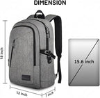 Mancro Laptop Backpack for Travel, Anti-theft Laptop Backpack for Men Business - Image 5