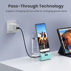Small Portable Charger 5200mAh, Upgraded PD USB C Power Bank Built-in USB-C - Image 6