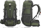Bseash 60L Hiking Camping Backpack - Image 2