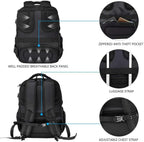 KROSER TSA Friendly Travel Laptop Backpack 17.3 inch XL Computer Backpack - Image 6