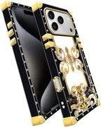 for iPhone 17 Pro Case Luxury Golden Decoration - Image 3