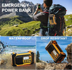 Emergency Weather Radio, AM/FM/SW/NOAA Hand Crank Radio - Image 4