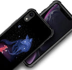 for iPhone XR Case, Galaxy Fox Wolf Pattern Graphic Design Girl Boy Soft - Image 6