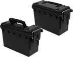 Sheffield 12790 2-Pack Ammo Storage Box, Mothers Day Gifts, .30 Cal Field Boxes by Sheffield