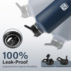 DYSANKY 64 oz Insulated Water Bottle | Upgraded Thickened Stainless Steel Water - Image 5
