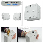 SuperInk Outdoor Junction Box IP66 Waterproof Electrical Enclosure 4.2 x 4.2 x - Image 5