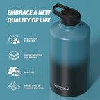 87oz Insulated Water Bottle, BPA Free&Leak Proof, 1.5 Gallon Stainless Steel - Image 8