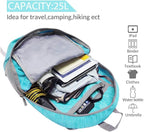 ZOMAKE 25L Ultra Lightweight Packable Backpack, Foldable Hiking Backpacks Water - Image 2