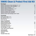 First Aid Only 59695 Clean & Protect Everyday Emergency First Aid Kit - Image 5
