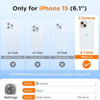 WIFORT for iPhone 15 Waterproof Case, 360 Full Body Sealed Protection Cover - Image 3