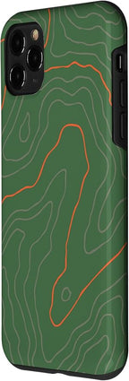 Backcountry Topo Guide Orange Lines Topographical Map Case - Image 2