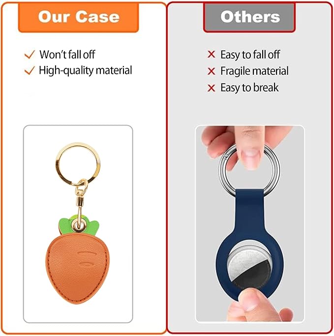 Leather Keychain Case Holder Compatible - Image 7