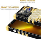 Compatible with iPhone 13 Pro Max Case, Sunflower Diamonds Leather Luxury - Image 6