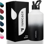 Insulated Water Bottle 87oz, Triple Wall Vacuum Stainless Steel, Leak Proof & - Image 7