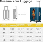 ANNA QUEEN 3D Cat Face Luggage Cover, Cute Peek Cat Suitcase Protector - Image 4