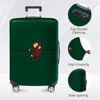 ANNA QUEEN Cute Monkey Travel Luggage Cover-Cartoon Stretchable Airplane - Image 2