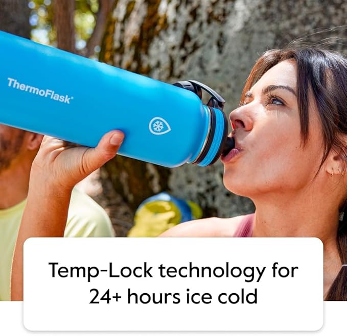 ThermoFlask 32 oz Double Wall Vacuum Insulated Stainless Steel Water Bottle - Image 2