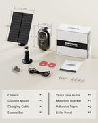 ZUMIMALL Solar Security Cameras Wireless Outdoor, 2K Outdoor Camera Wireless - Image 9