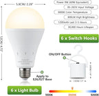 DEBAOBULB 10 Pack Rechargeable Emergency Light Bulbs, Battery Powered LED Light - Image 9