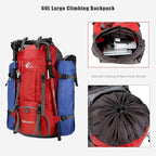 Bseash 60L Waterproof Hiking Camping Backpack - Image 5