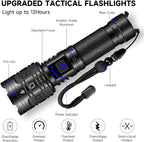 Rechargeable Flashlights High Lumens, Powerful Tactical Flashlights, 5 Modes - Image 5