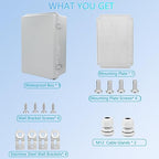 IP67 Waterproof Junction Box, ABS Plastic Electrical Enclosure - Image 7