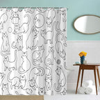 Cat Shower Curtain - Image 2
