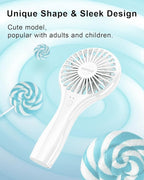 TriPole Handheld Mini Fan Battery Operated Small Personal Portable Fan Speed - Image 5