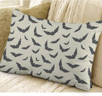 EKOBLA Evil Bats Pattern Rectangle Pillow Cases Halloween Pattern Bats Gothic - Image 2