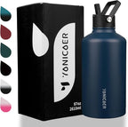 Insulated Water Bottle 87oz, Triple Wall Vacuum Stainless Steel, Leak Proof & - Image 7