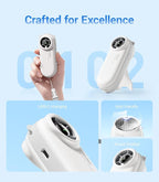 Diveblues Handheld Portable Turbo Fan, 4000mAh USB Rechargeable Pocket Fan - Image 5