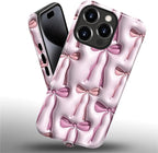 for iPhone 11 Pro Case, HL2 Abstract Ribbons Bows Hybrid 2 Layer Hard Shell - Image 2