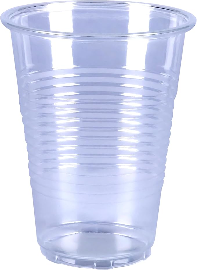 Amazon Basics Small Disposable Clear Plastic Cups - Image 2
