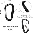 3" Aluminum Carabiner Clips - Image 2