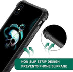 for iPhone Xs Max Case, Skeleton Winding Snake Pattern Graphic Design Girl Boy - Image 7