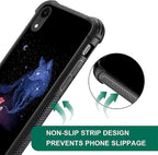 for iPhone XR Case, Galaxy Fox Wolf Pattern Graphic Design Girl Boy Soft - Image 5