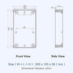 LeMotech Project Box ABS Plastic IP65 Waterproof Dustproof Electrical Junction - Image 8