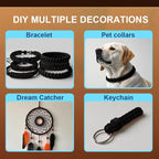 Micro Paracord, 1.18mm x 100ft Thin Mini Utility Braided Small Paracord - Image 4