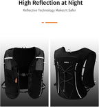 ECOHUB Running Hydration Vest Backpack, Lightweight Breathable Pack - Image 5