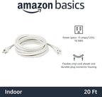 Amazon Basics Extension Cord, 13 Amps, 20 Foot - Image 2