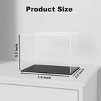 SVENJBB Mini Helmet Display Case, 7.5x5.5x5.5 Inch Acrylic Box - Image 3